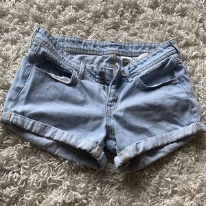 Denim shorts
